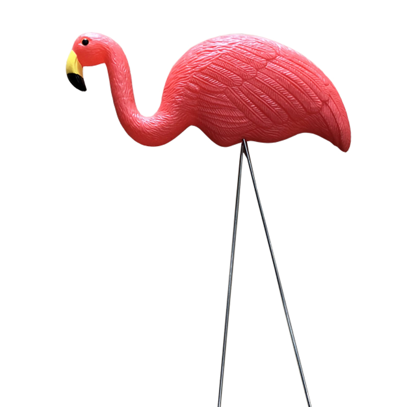 Műanyag Simulation Flamingo Baba dekoráció kültéri kerti díszek Gyanta Flamingo figurák Garden Festival Esküvői kertészet dekoráció